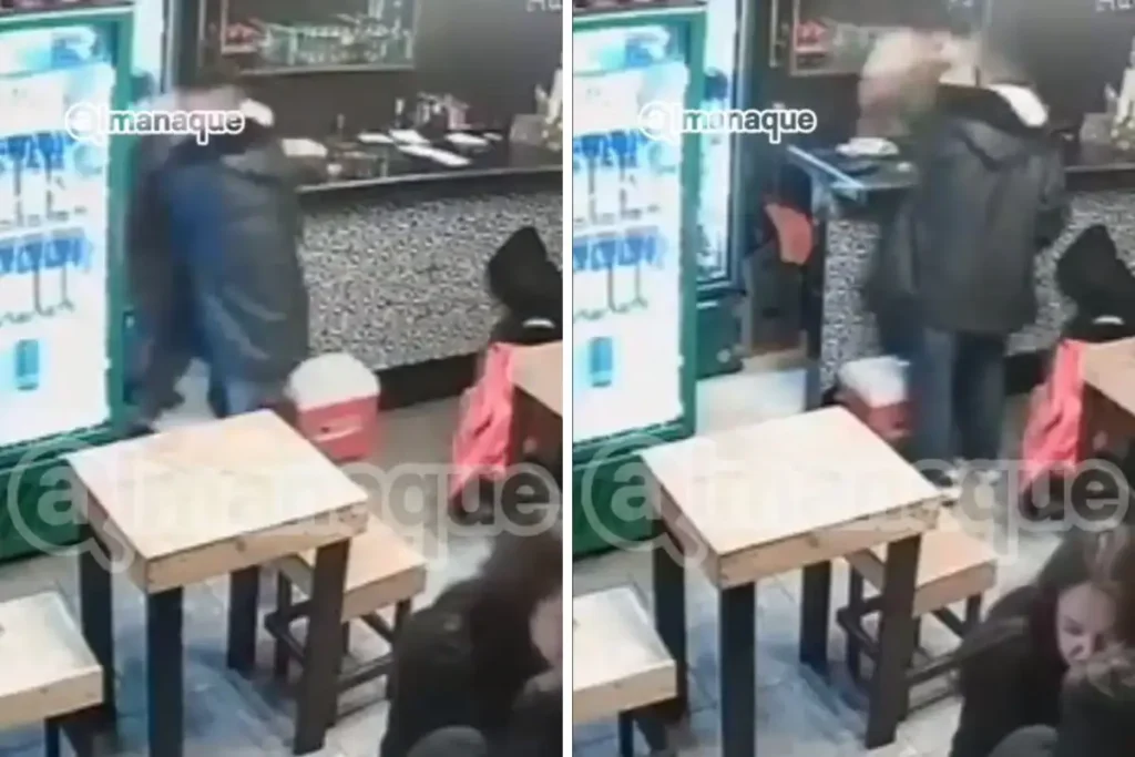 VIDEO: Apuñalan a dueño de una cervecería en Santiago Momoxpan y se dan a la fuga