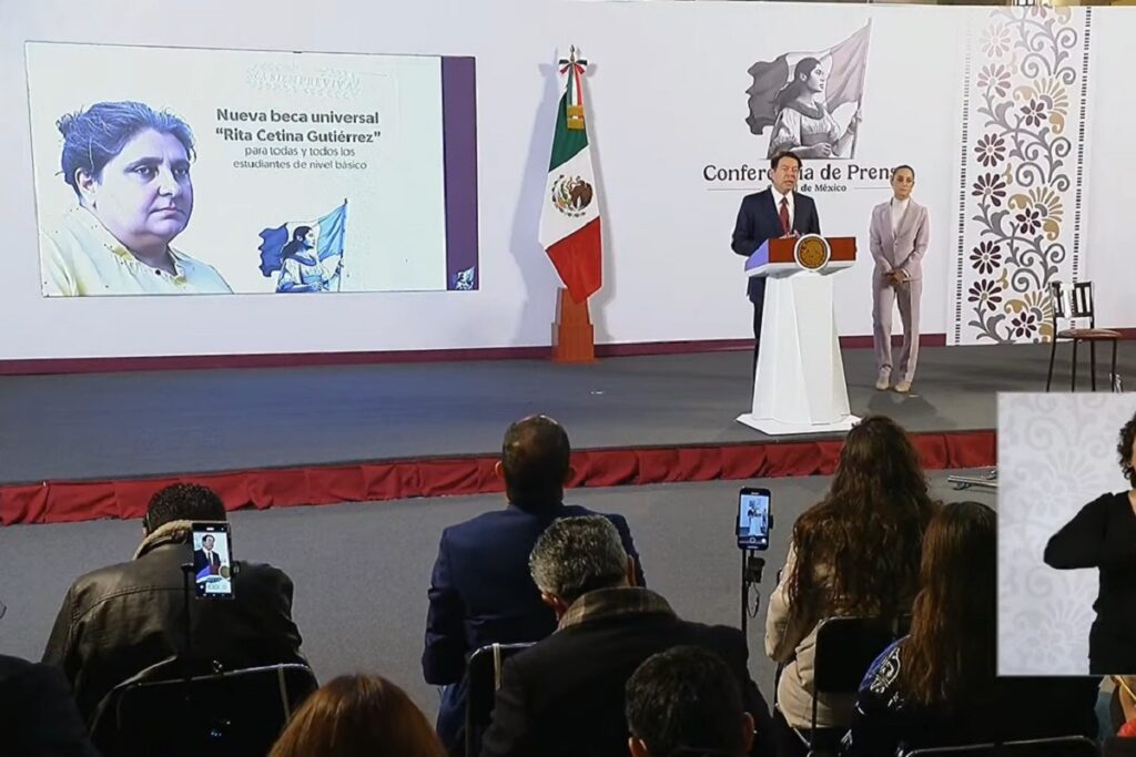 Anuncian nueva beca universal Rita Cetina para educación básica de mil 900 pesos
