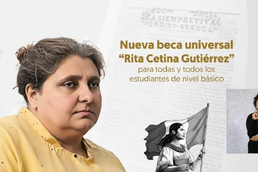 Anuncian nueva beca universal Rita Cetina para educación básica de mil 900 pesos