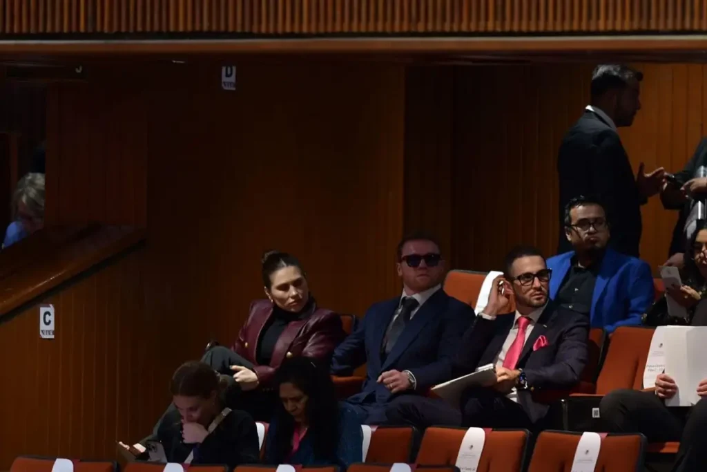 así llegó el Canelo Álvarez a la toma de protesta de Claudia Sheinbaum