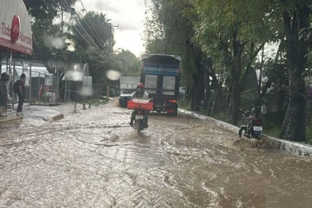 Así quedó Atlixco inundado tras fuerte lluvia