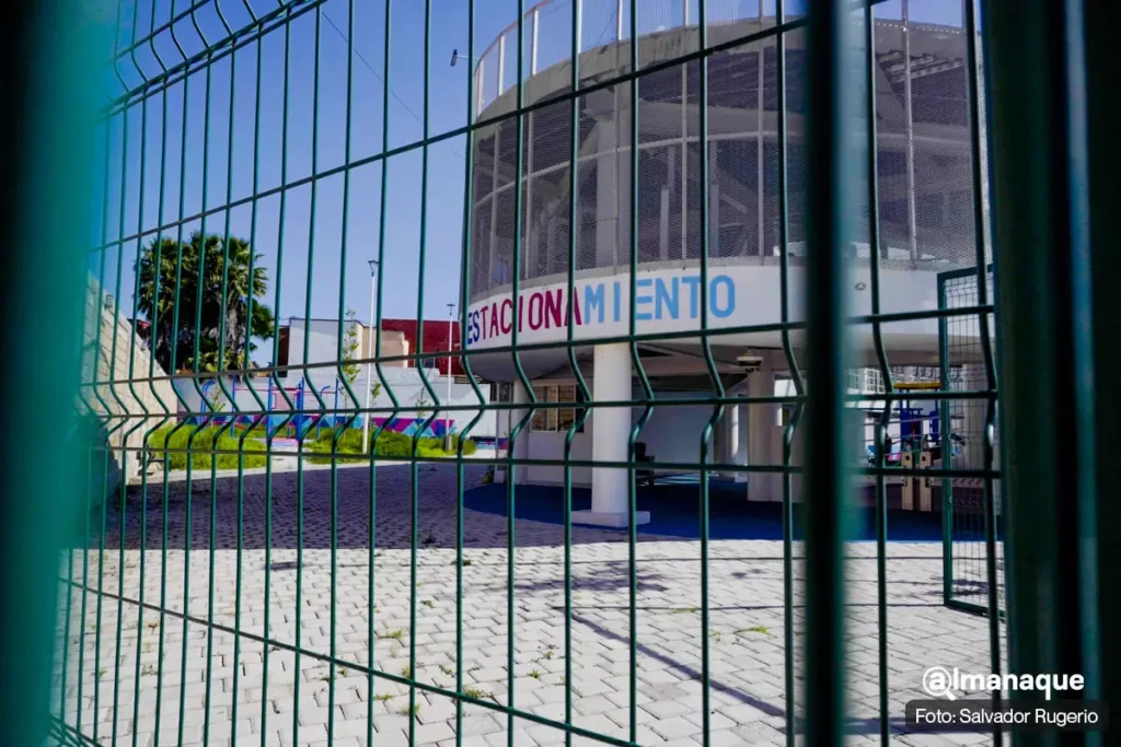 Totalmente vacío luce el biciestacionamiento masivo de Puebla 