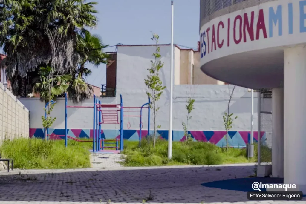 Totalmente vacío el biciestacionamiento masivo de Puebla | Foto: Salvador Rugerio