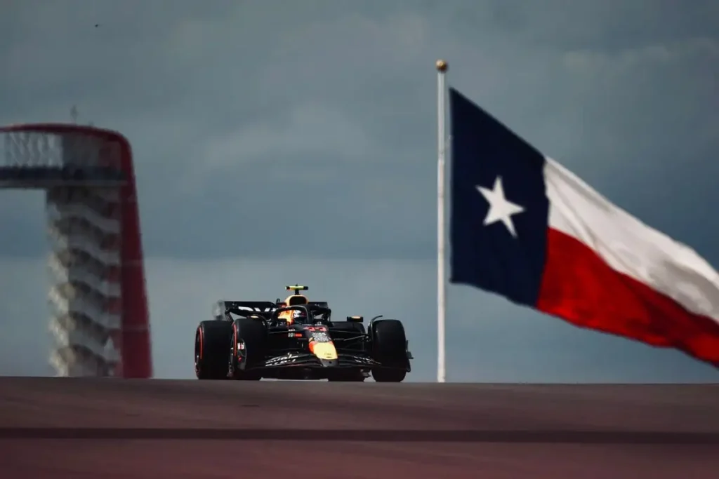 Checo Pérez en el sprint de Estados Unidos termina en novena posición