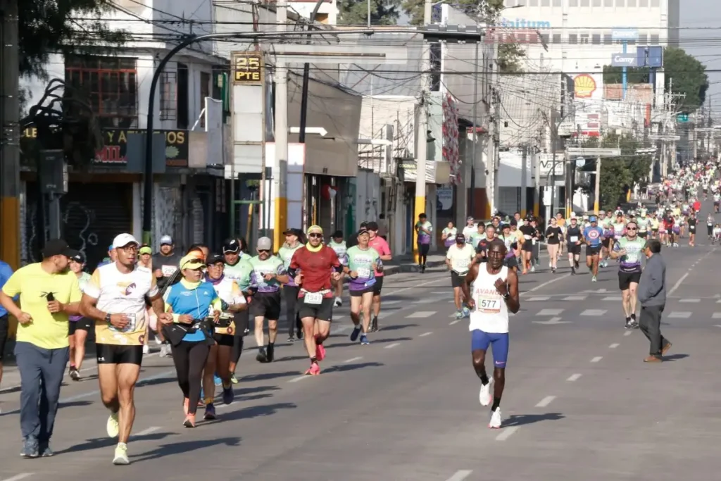 Estas calles estarán cerradas por el Maratón de Puebla 2024
