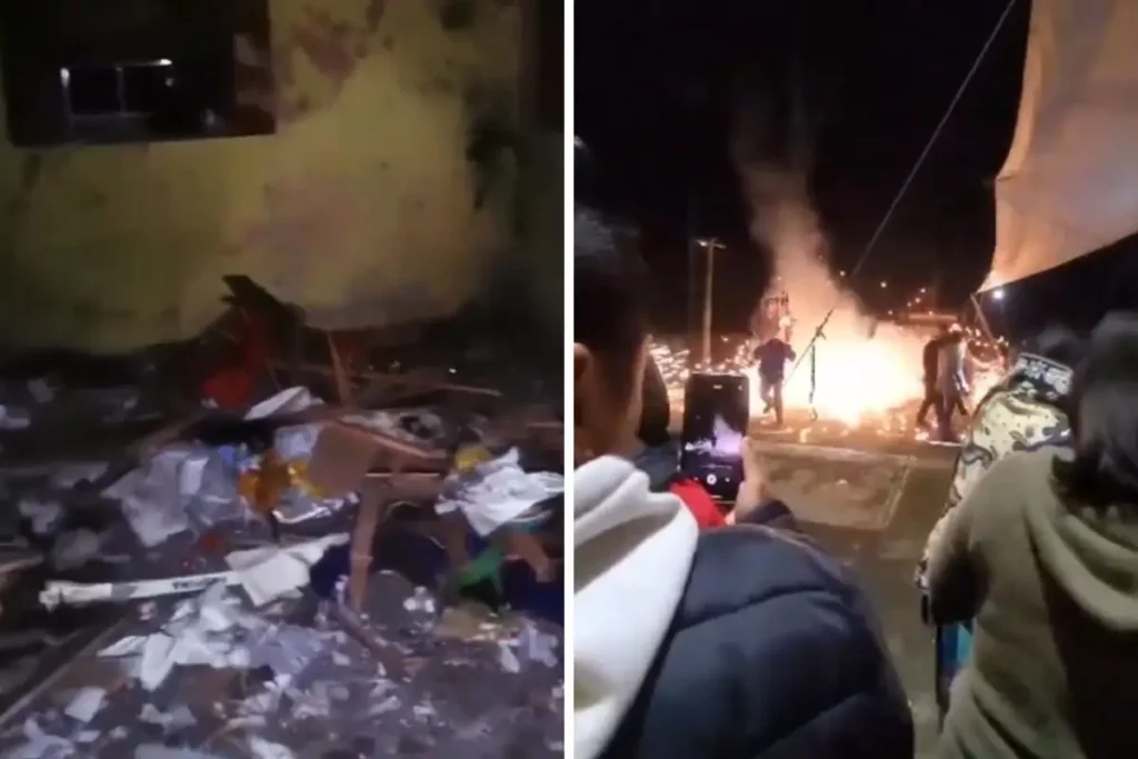VIDEO: Explosión en Tlatlauquitepec por pirotecnia deja 9 heridos
