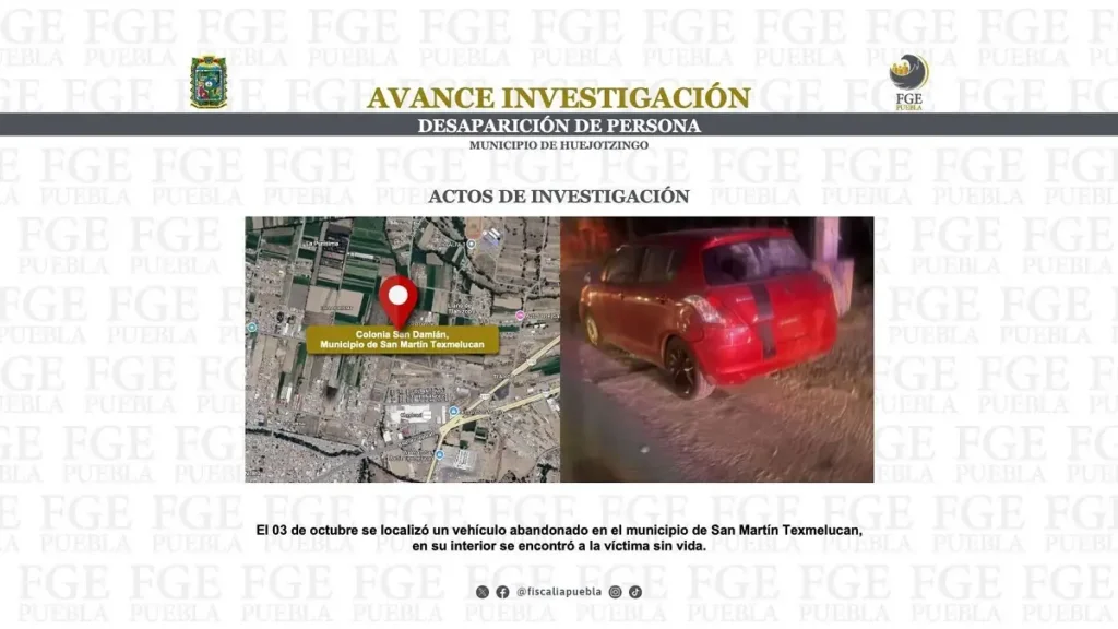 Fiscalía de Puebla cateó tres inmuebles en Huejotzingo 