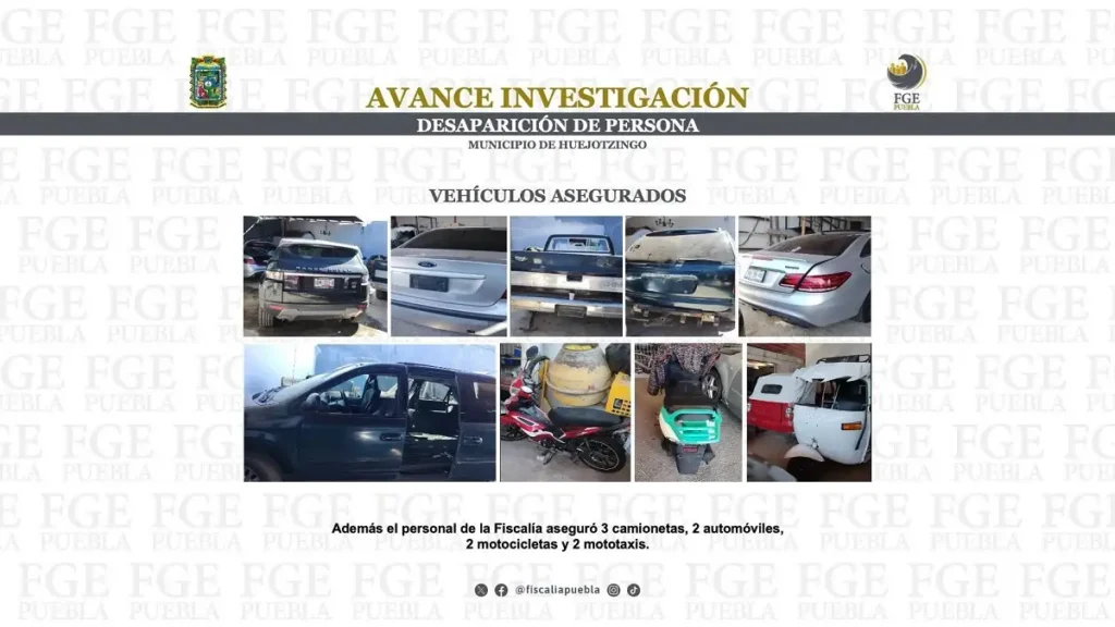 Fiscalía de Puebla cateó tres inmuebles en Huejotzingo 