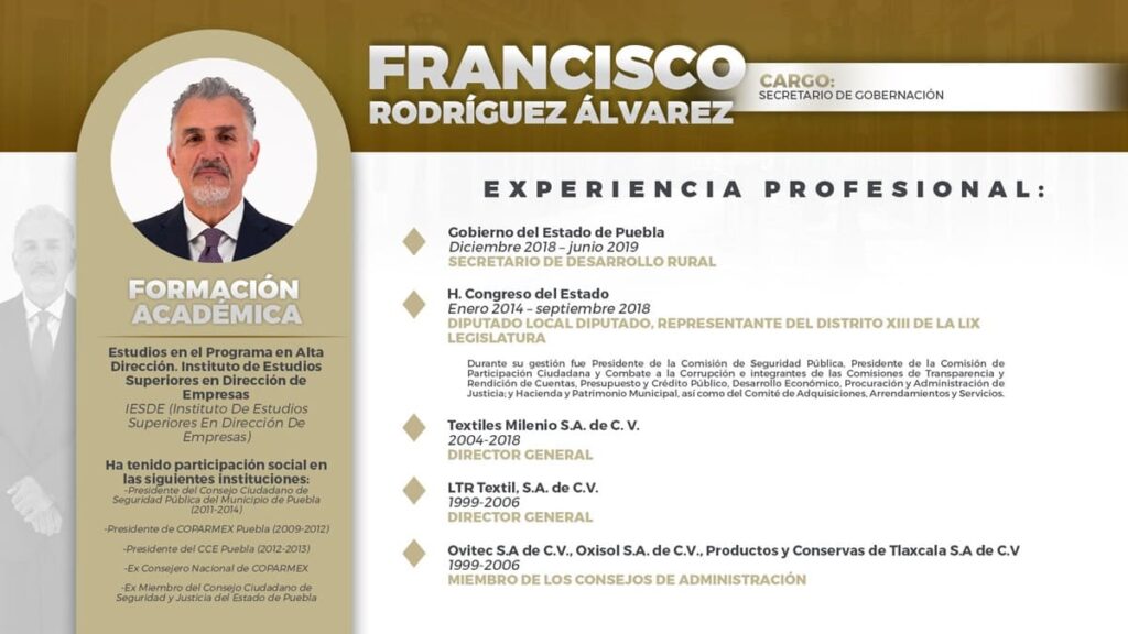 ¿Quién es Franco Rodríguez próximo secretario de Gobernación municipal?