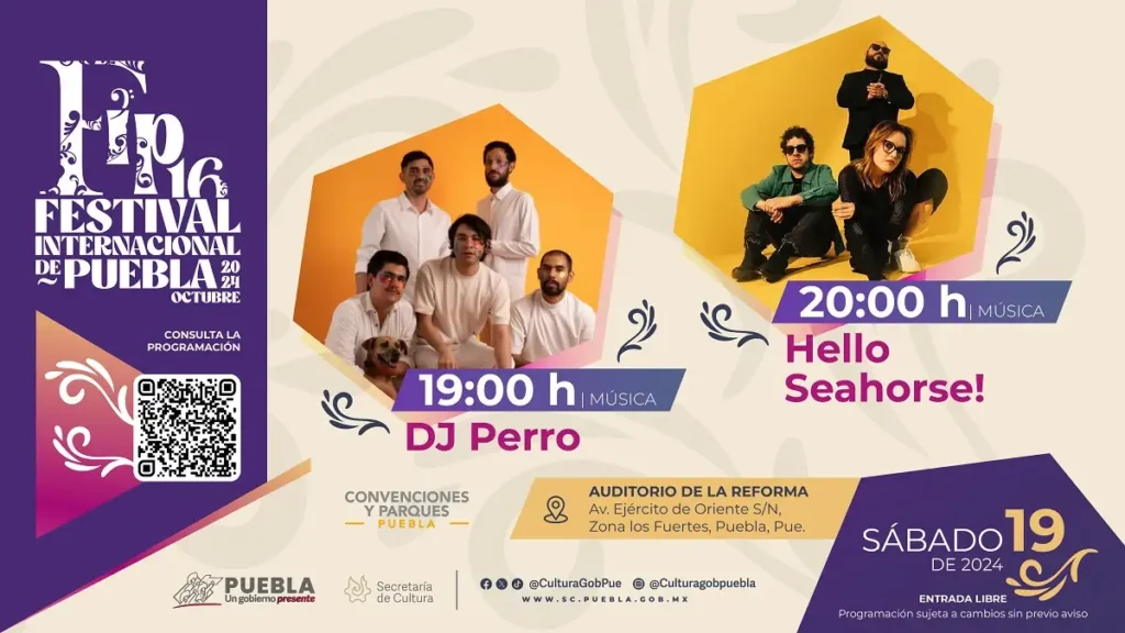 Hello Seahorse! en el Festival Internacional de Puebla 2024: Fecha, horario y costo