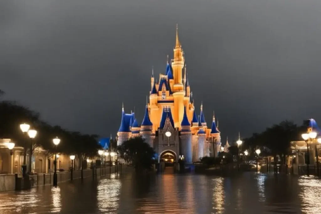 FOTOS/VIDEOS: Así quedó Disney World en Orlando, Florida, tras el paso del huracán Milton