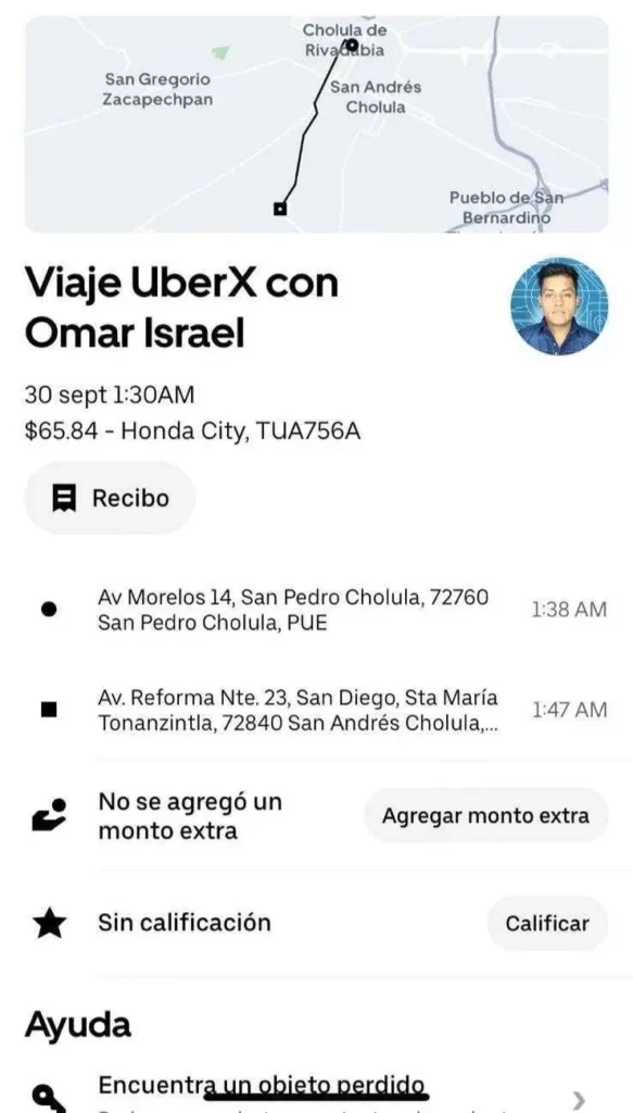 Ayúdalo a encontrar su lap con su tesis: Joven olvida mochila en un Uber en Puebla 2 Ayúdalo a encontrar su lap con su tesis: Joven olvida mochila en un Uber en Puebla