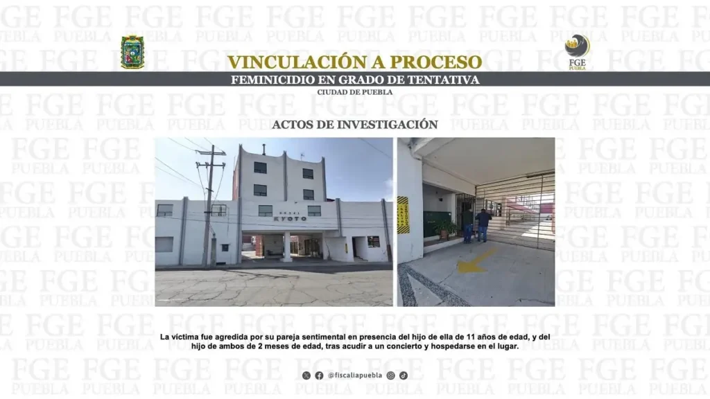 Niño de 11 años salva a su mamá de morir a manos de su pareja en Puebla