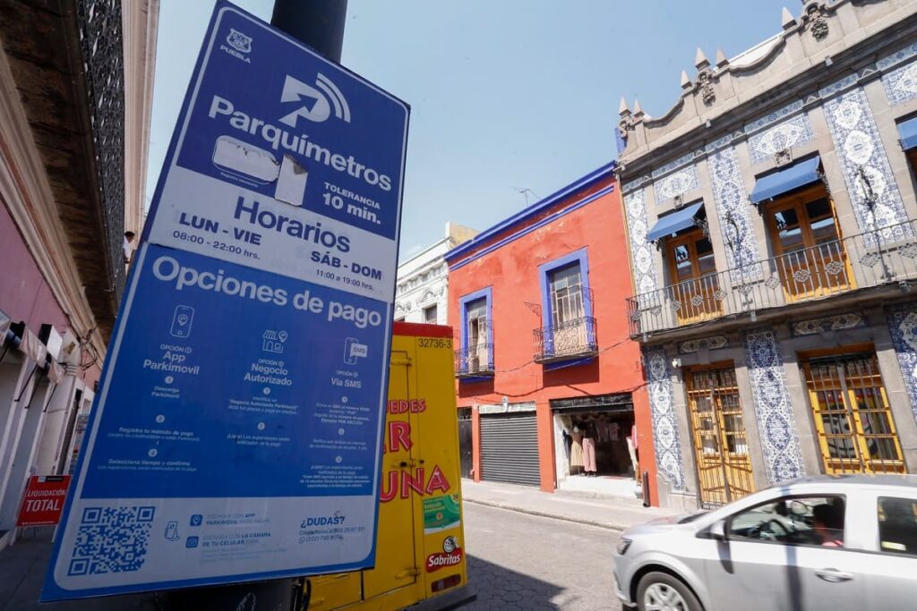 parquimetros en puebla son gratis 1