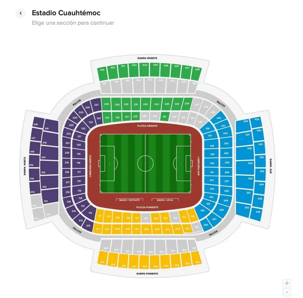 Poblanos no responden al partido México vs Valencia: Todas las zonas del Cuauhtémoc con boletos 3 partido mexico vs valencia baja venta de boletos 2