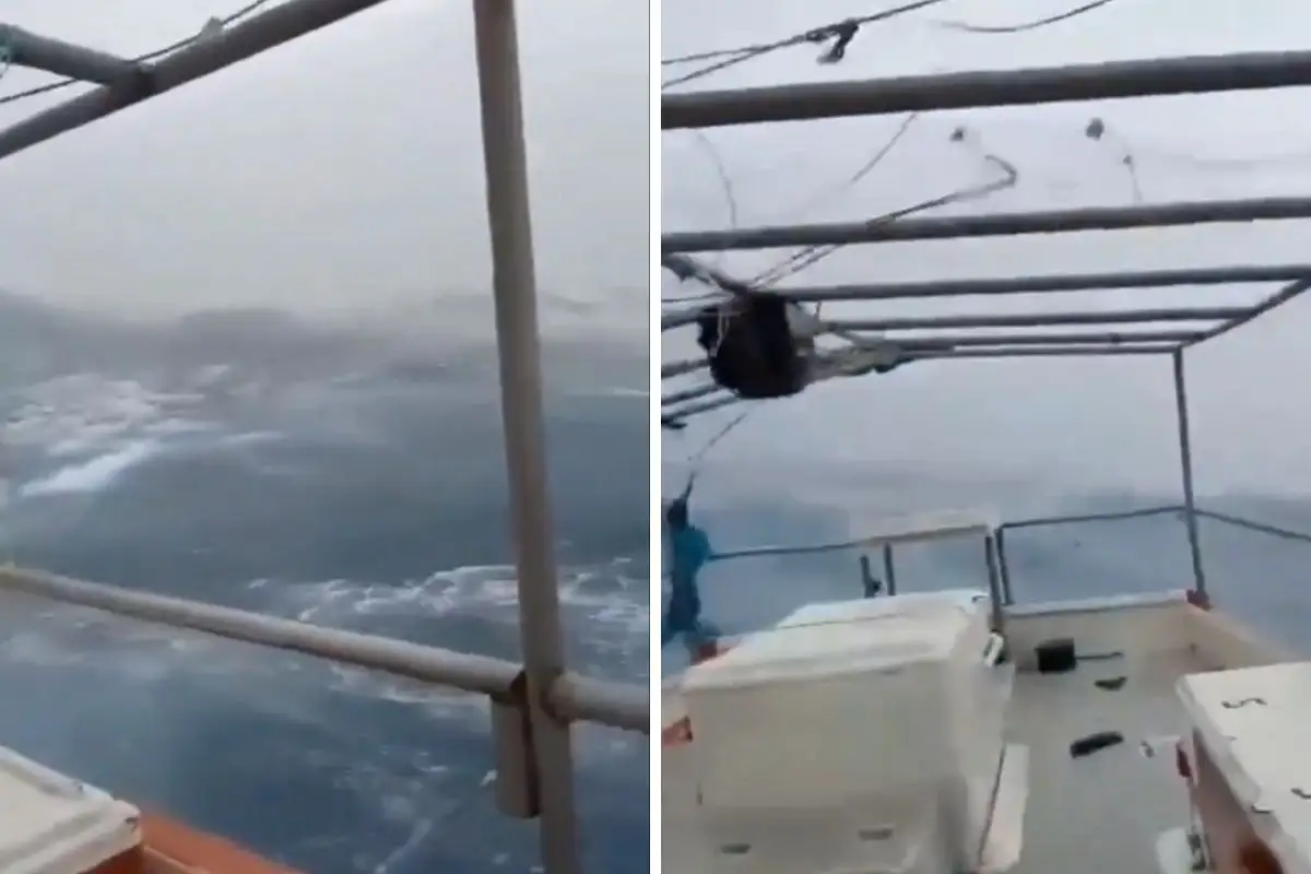 (VIDEO) Así pescadores de Celestún se enfrentaron al huracán Milton y salieron vivos 1 (VIDEO) Así pescadores de Celestún se enfrentaron al huracán Milton y salieron vivos