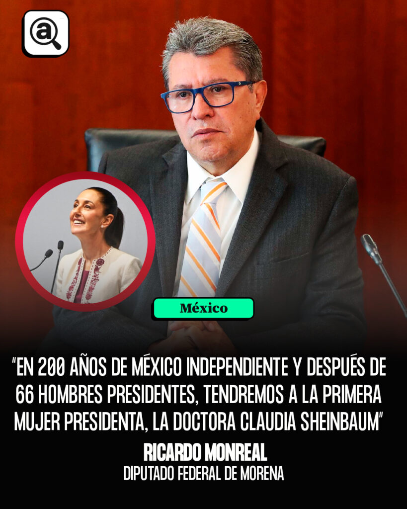 Posicionamiento de los partidos previo a la toma de protesta de Claudia Sheinbaum