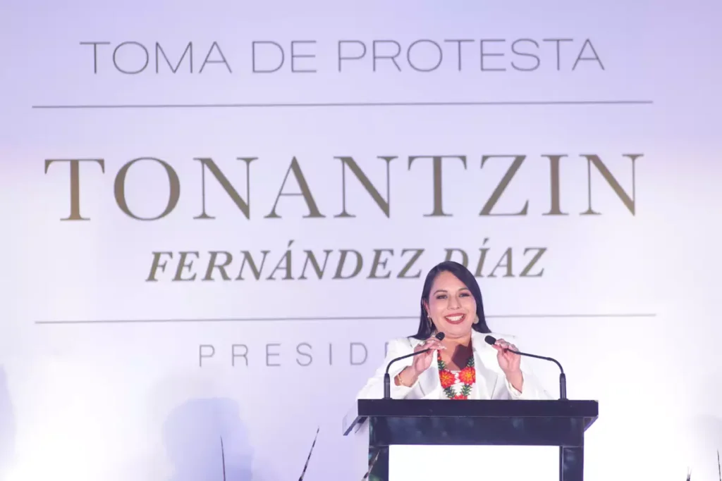 Mi prioridad será regresarle la seguridad a San Pedro Cholula: Tonantzin Fernandez Tonantzin Fernandez afirmó que trabajará para regresarle la seguridad a San Pedro Cholula