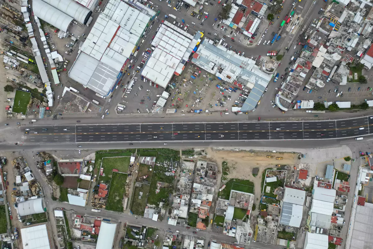 FOTOS|VIDEO: Abren a la circulación distribuidor vial Central de Abasto 4 uso del Distribuidor Vial Central de Abasto 2