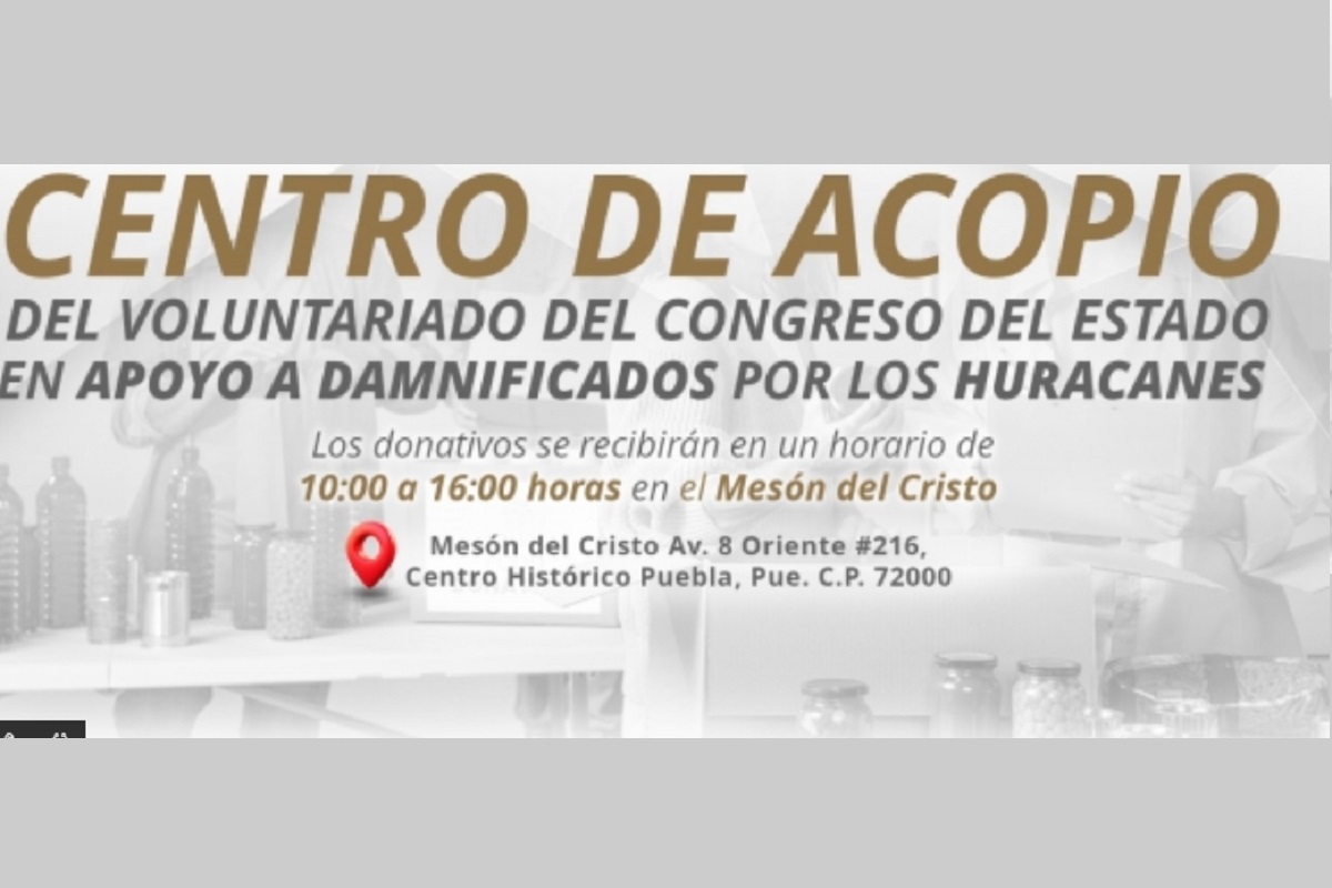 Centro de Acopio del Congreso continúa con recepción de víveres para damnificados por lluvias