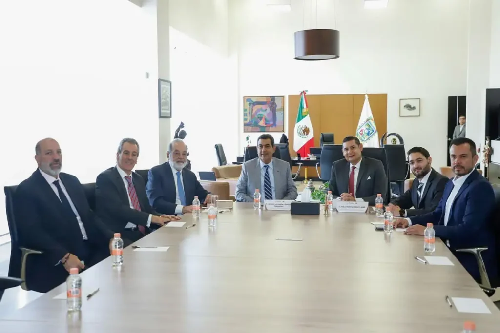 En alianza con el empresario Carlos Slim, Puebla traza ruta de inversión y tecnología al servicio de Puebla Armenta