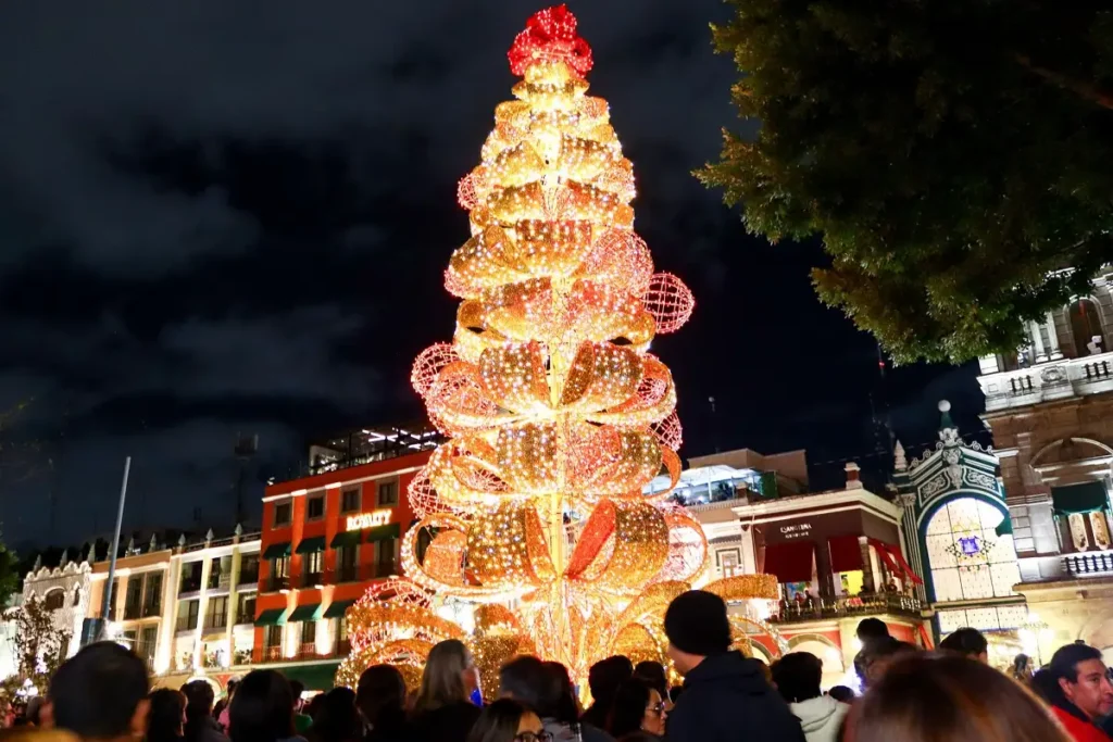 Esta es la fecha para el encendido del árbol navideño 2024 en Puebla
