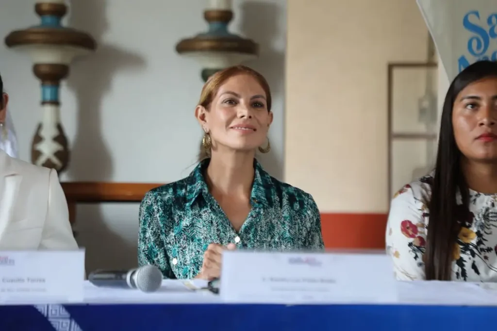 Presenta Lupita Cuautle las actividades de la Feria Patronal San Andrés Cholula 2024