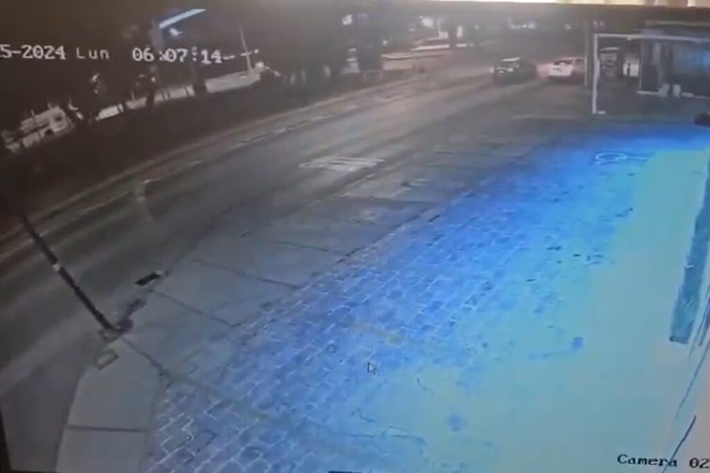 VIDEO Revelan momento del choque entre una patrulla de la SSC de Puebla y un taxista