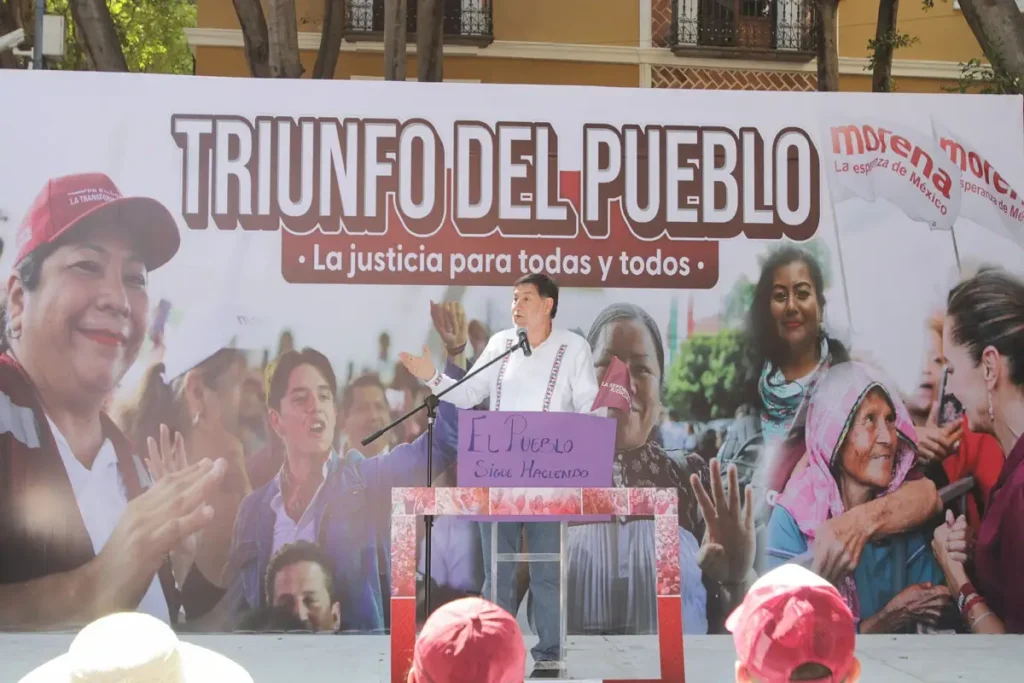 Sergio Salomón ha sido un gran gobernador”, asegura Noroña en visita a Puebla 