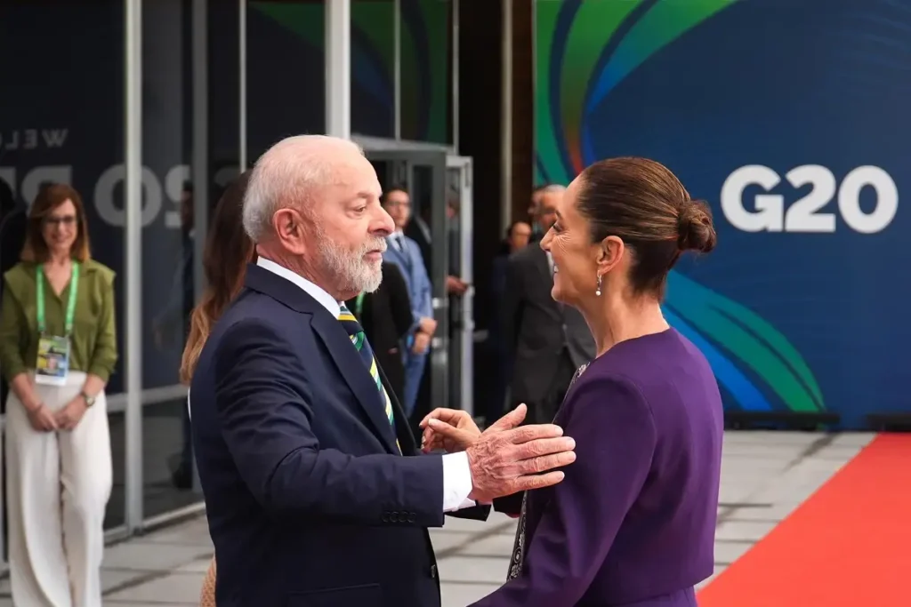 Sheinbaum llega a cumbre del G20 en Brasil; la recibe Lula da Silva