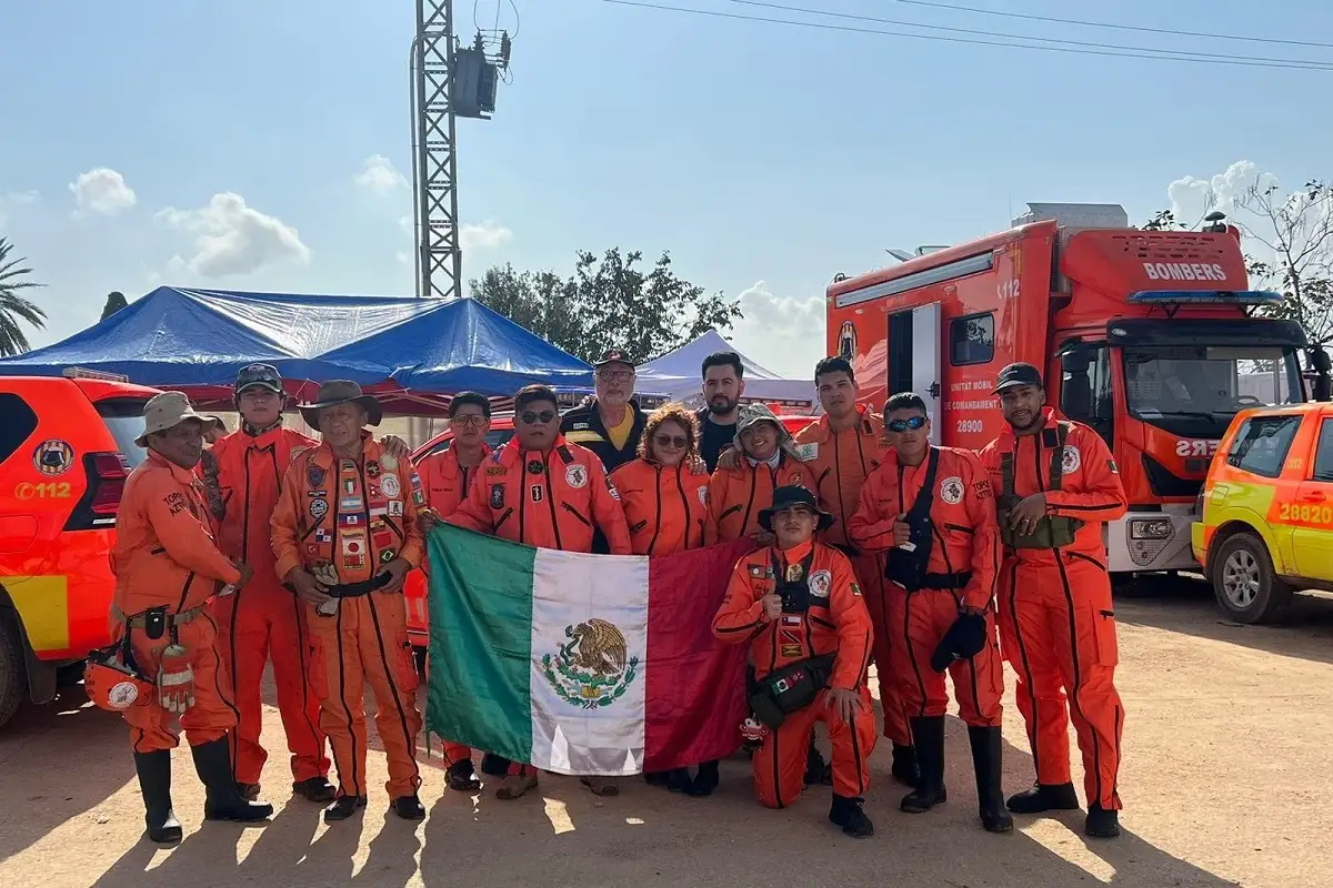 Topos Azteca llega a Valencia para apoyar en las labores de búsqueda y rescate tras la DANA 1 Topos Azteca llega a Valencia para apoyar en las labores de búsqueda y rescate tras la DANA