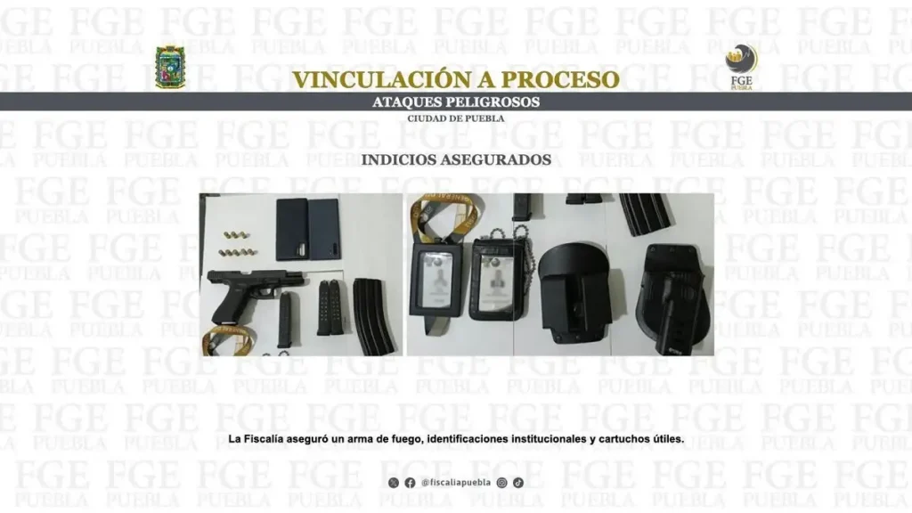 Separan de su cargo a agente de la Fiscalía de Puebla que disparó contra policías 3 Separan de su cargo a agente de la Fiscalía de Puebla que disparó contra policías