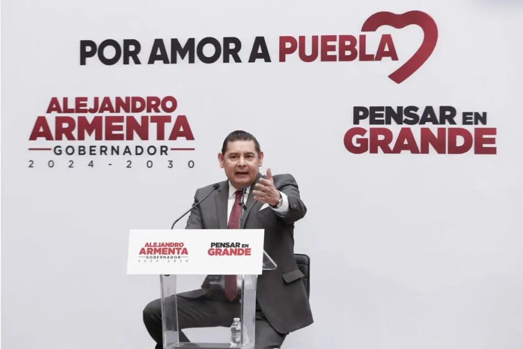 Alejandro Armenta no impondrá dirigente en Morena Puebla, asegura