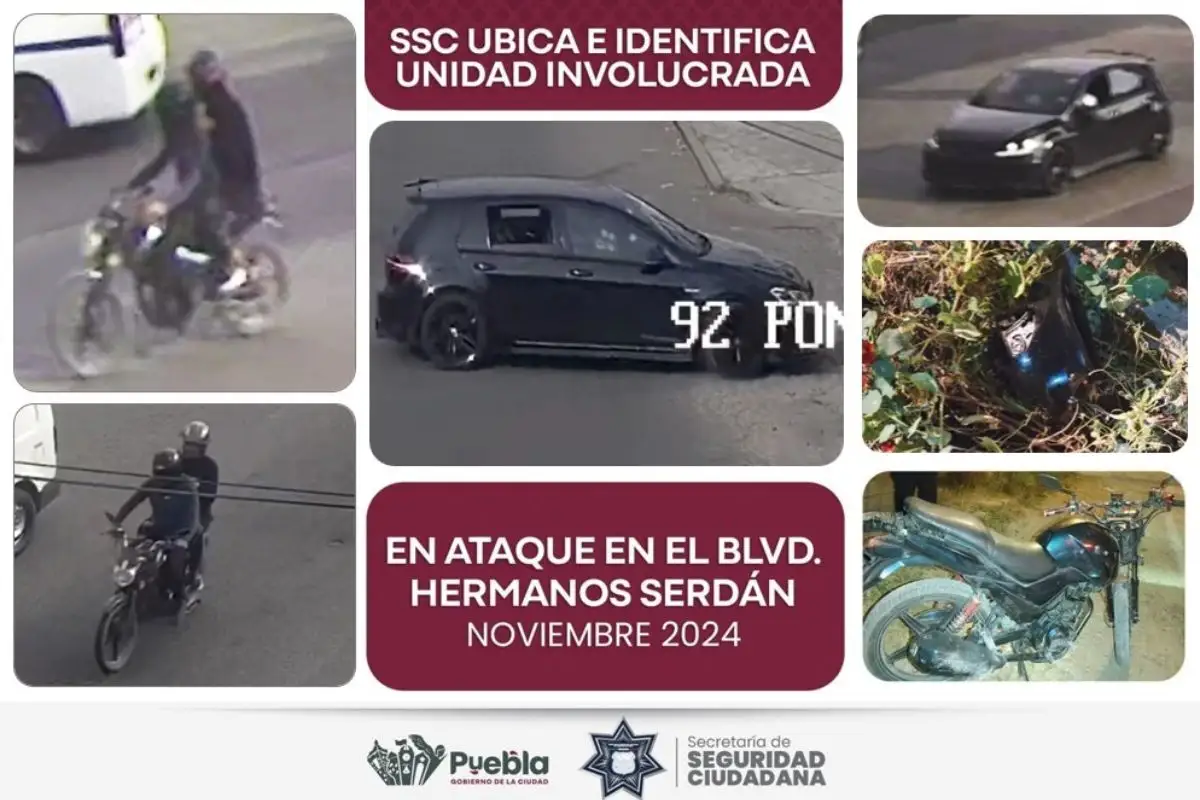 SSC Identifica y ubica vehículo de agresores en ataque directo en Boulevard Hermanos Serdán 1 SSC Identifica y ubica vehículo de agresores en ataque directo en Boulevard Hermanos Serdán