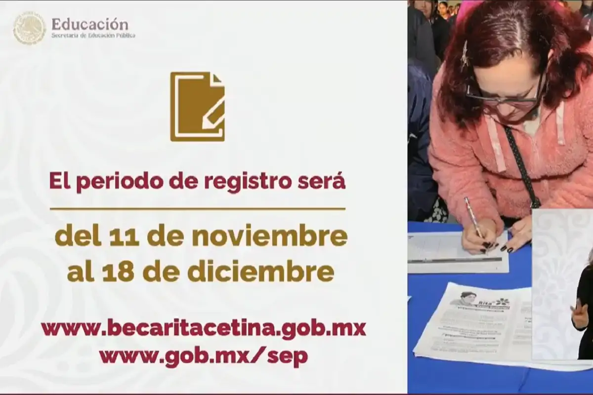 Beca Rita Cetina: ¿Cuándo inicia el registro para alumnos de secundaria? 1 Beca Rita Cetina: ¿Cuándo inicia el registro para alumnos de secundaria?
