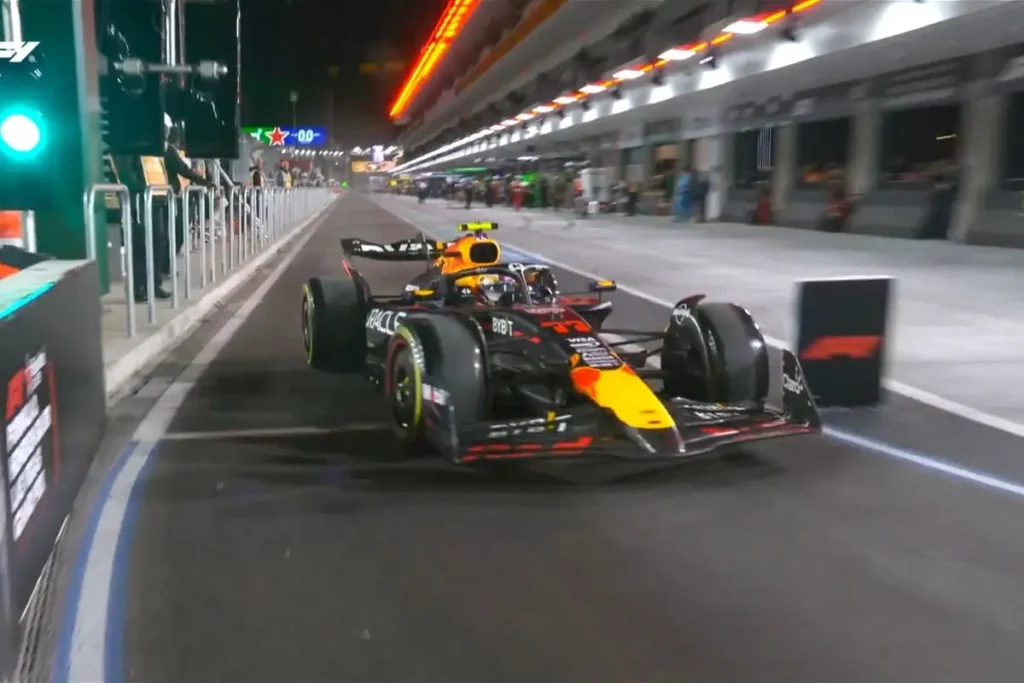 ¿En qué lugar arranca Checo Pérez en el GP de Las Vegas?