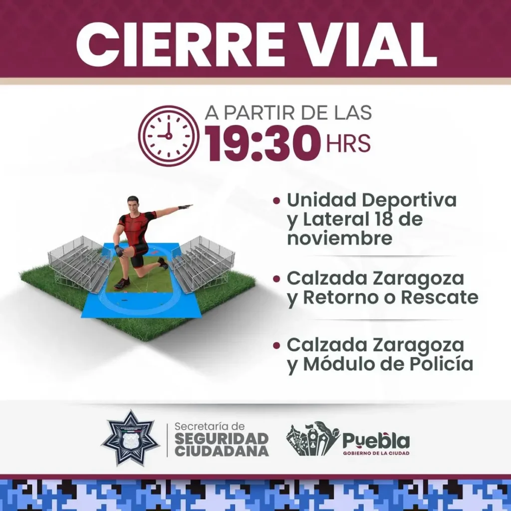 Estos serán los cierres viales por el concierto de Luis Miguel en Puebla