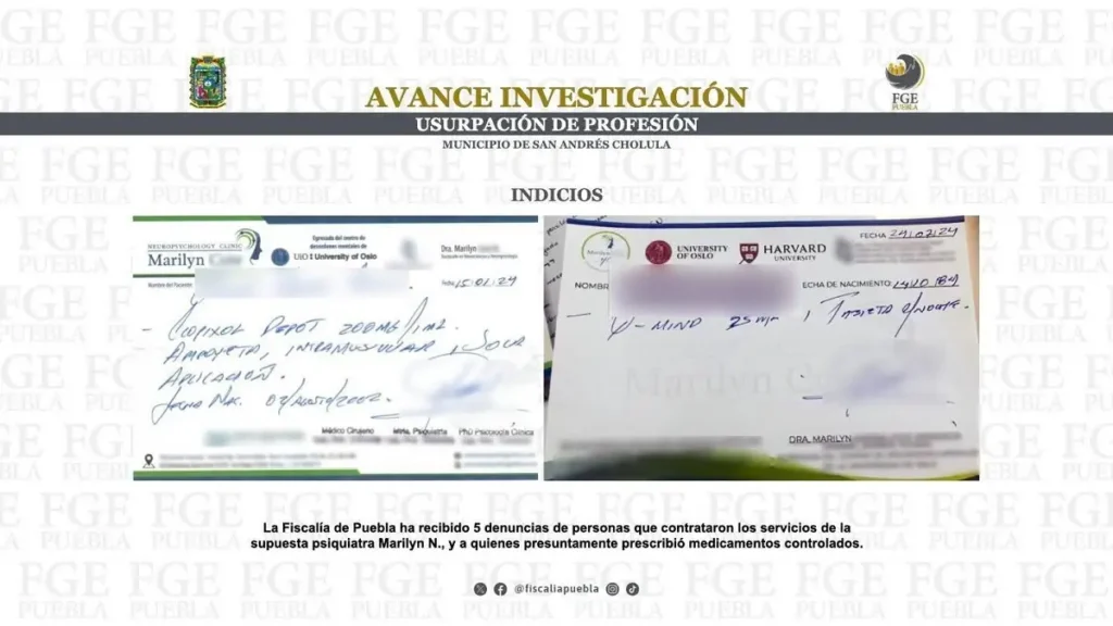 Van cinco denuncias contra Marilyn Cote: Fiscalía de Puebla investiga más delitos 