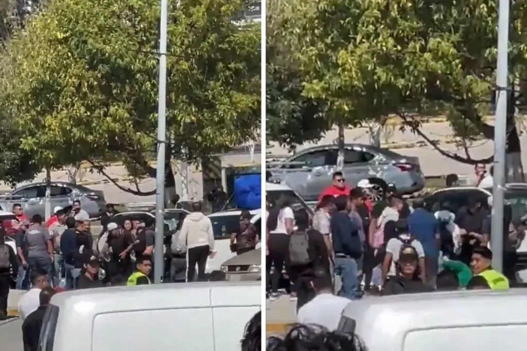 Integrantes de la 28 de Octubre golpean a ambulantes en la zona de estadios