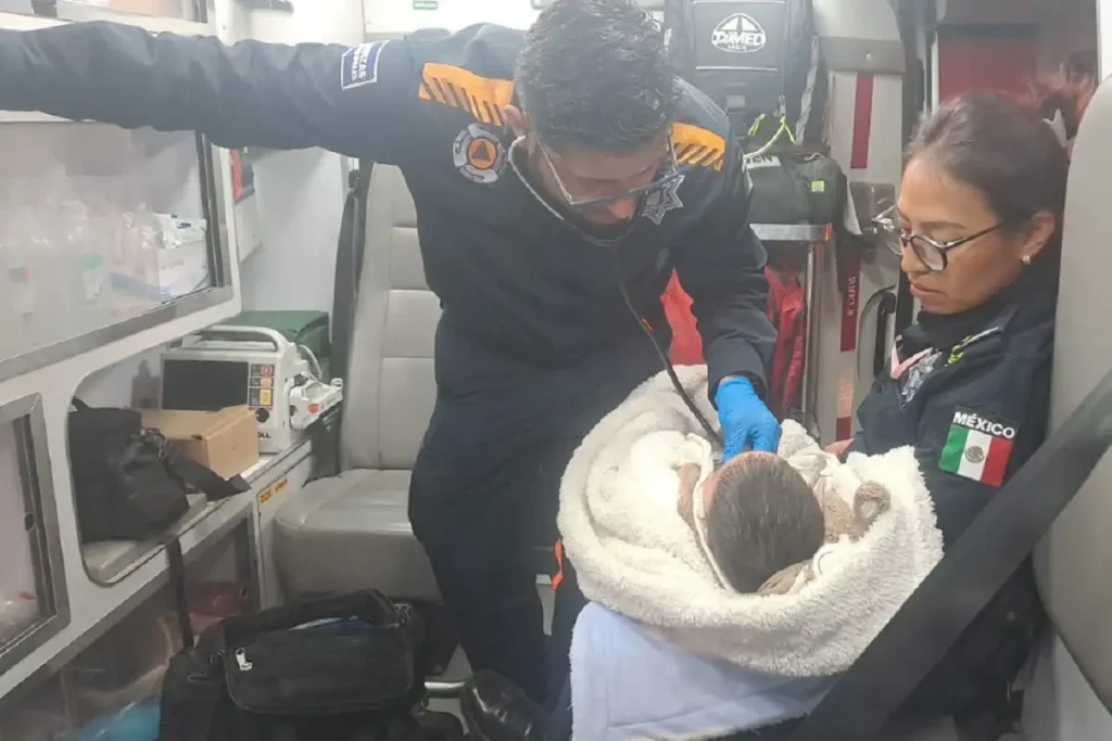 Policías de la SSC de Puebla rescatan a bebé de 10 meses abandonado en la colonia El Riego