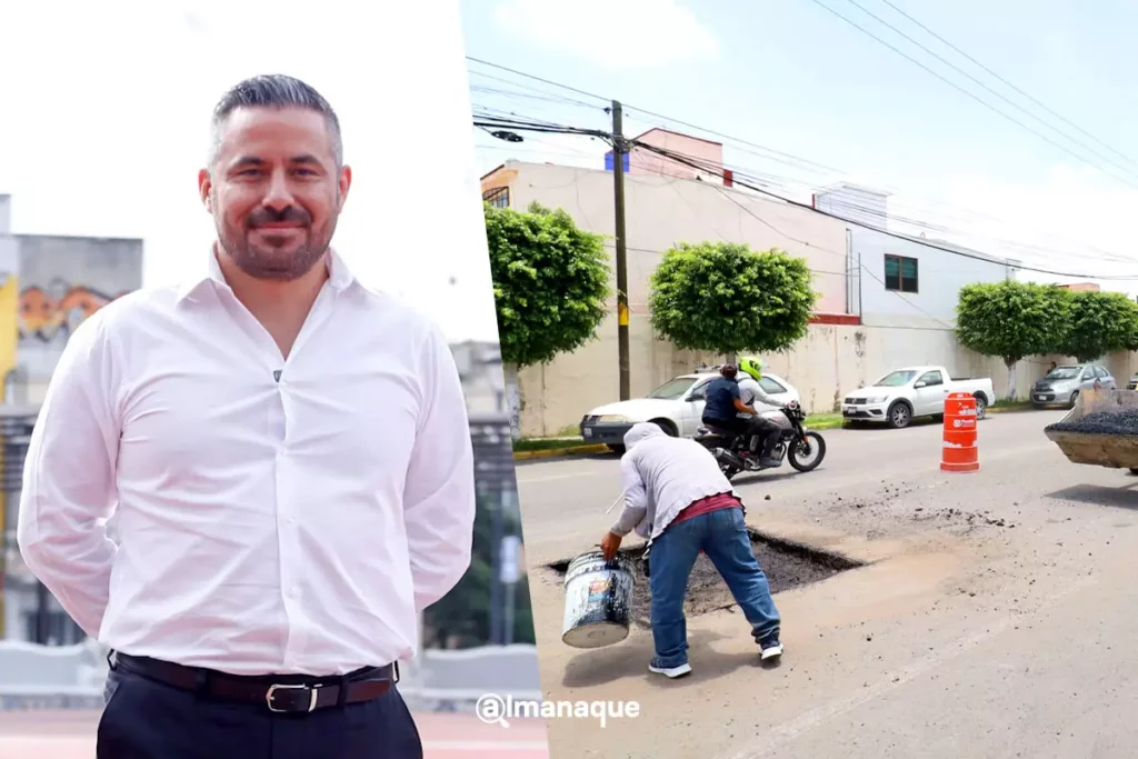 portada Adan Dominguez recubrimiento baches