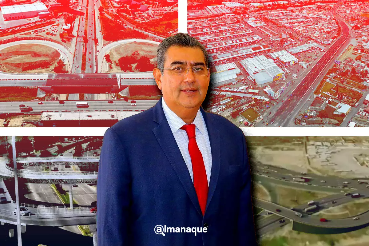 En dos años, Sergio Salomón invierte mil 861.5 mdp en seis distribuidores viales en Puebla 1 portada Sergio Salomon invierte mil 861.5 mdp en seis distribuidores viales en Puebla