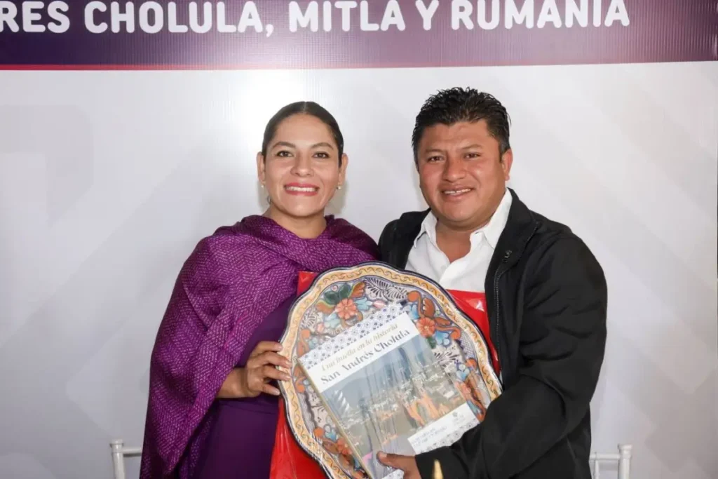 Extiende Gobierno de San Andrés Cholula lazos de cooperación con Rumania y con Mitla