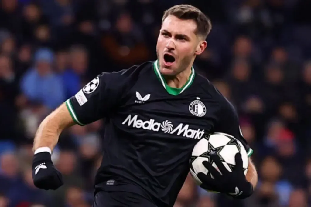 Así fue el gol de Santiago Giménez en Champions League