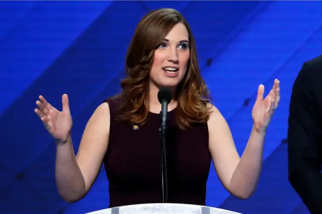 Sarah McBride, la primera mujer trans en ser elegida congresista en Estados Unidos