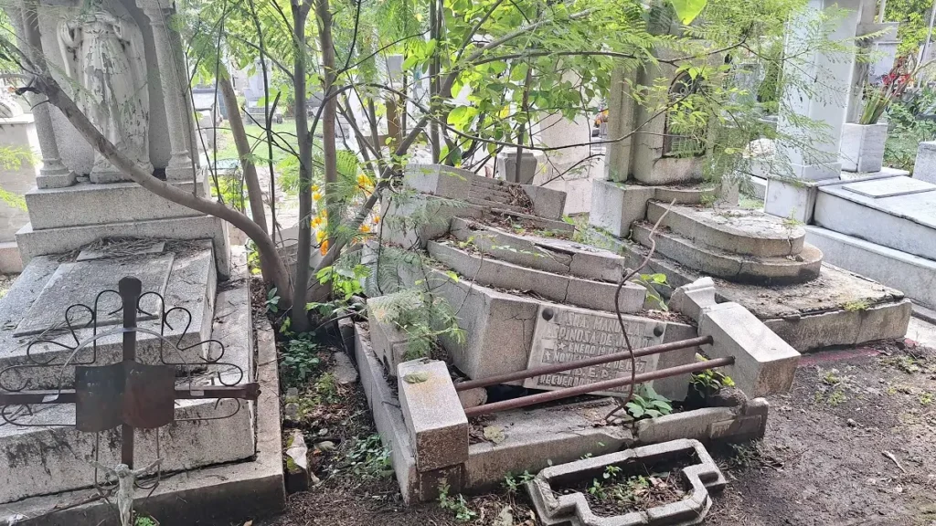 Fotoreportaje: ¿Qué pasa con las tumbas olvidadas en los panteones de Puebla en Día de Muertos? 4 tumbas olvidadas en los panteones de puebla 3