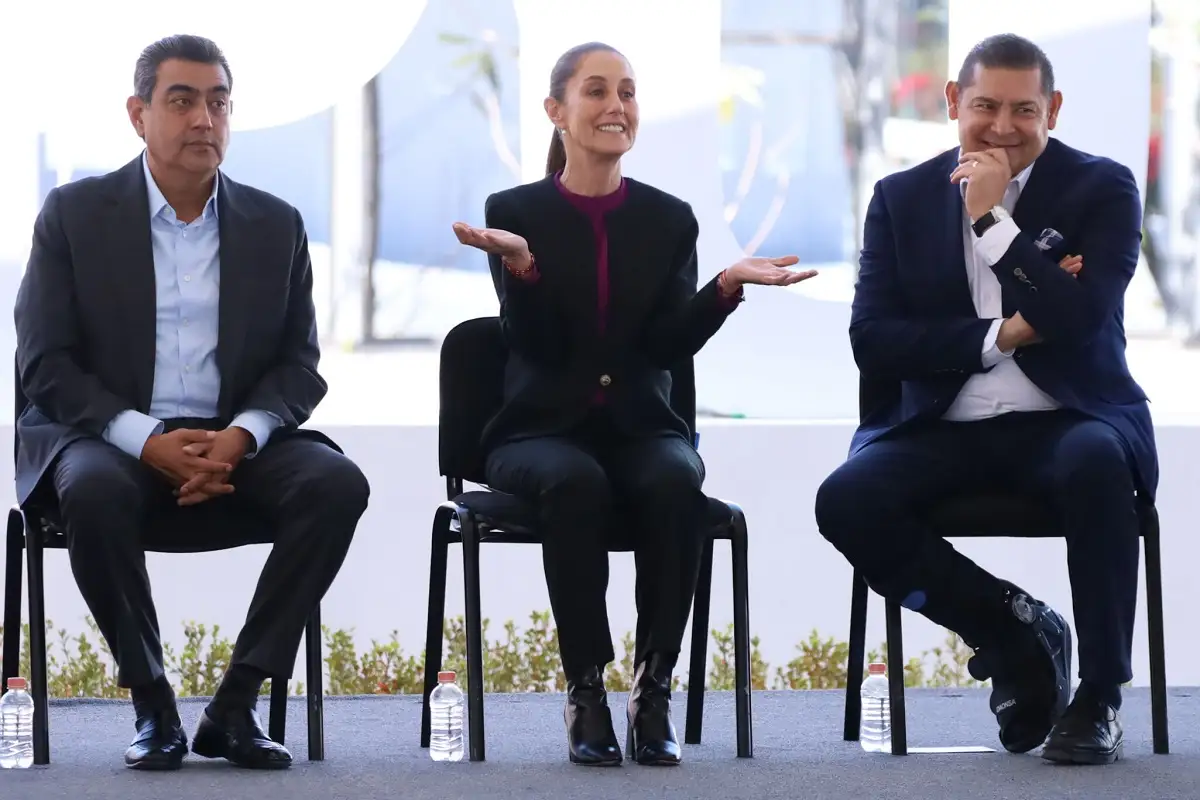 Claudia Sheinbaum reconoce a Sergio Salomón “es tan bueno que nos lo llevamos”