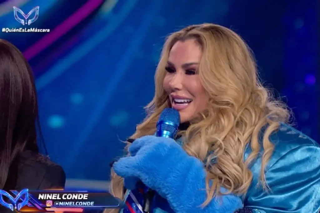 Ninel Conde es desenmascarada como Azul en ¿Quién es la máscara y le llueven críticas