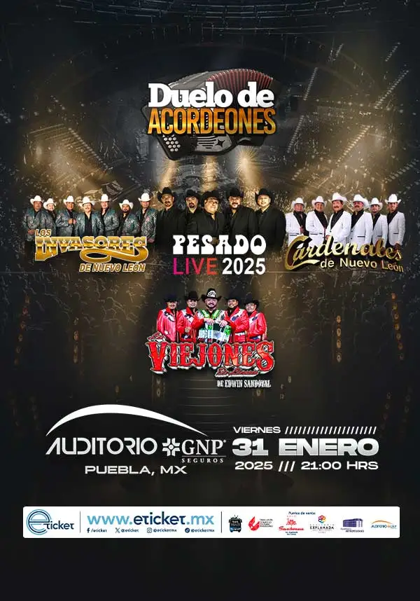 Pesado, Big Soto y Frank Turner, estos son los conciertos en Puebla para enero del 2025