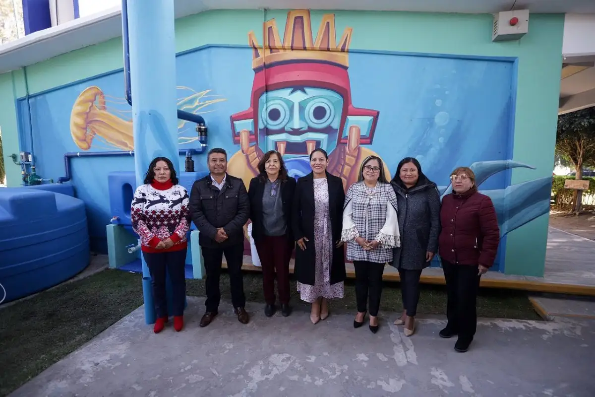 Refuerza Lupita Cuautle prácticas para el cuidado del agua en San Andrés Cholula